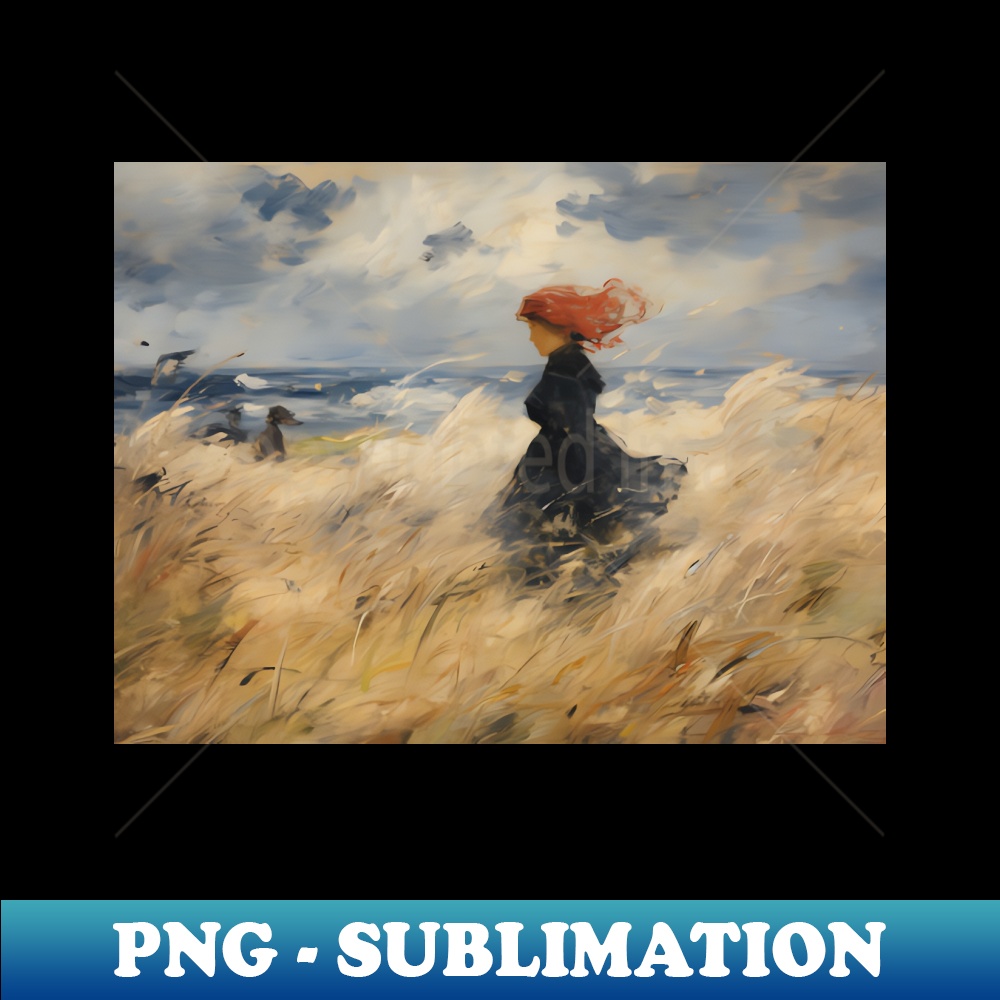 Whispers of the Breeze - Decorative Sublimation PNG File