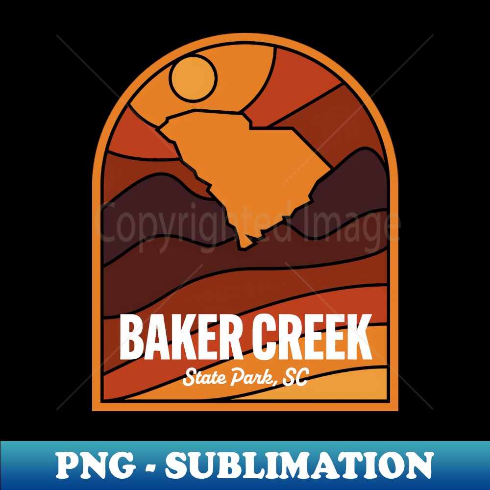 Baker Creek State Park South Carolina - Exclusive Sublimation Digital File
