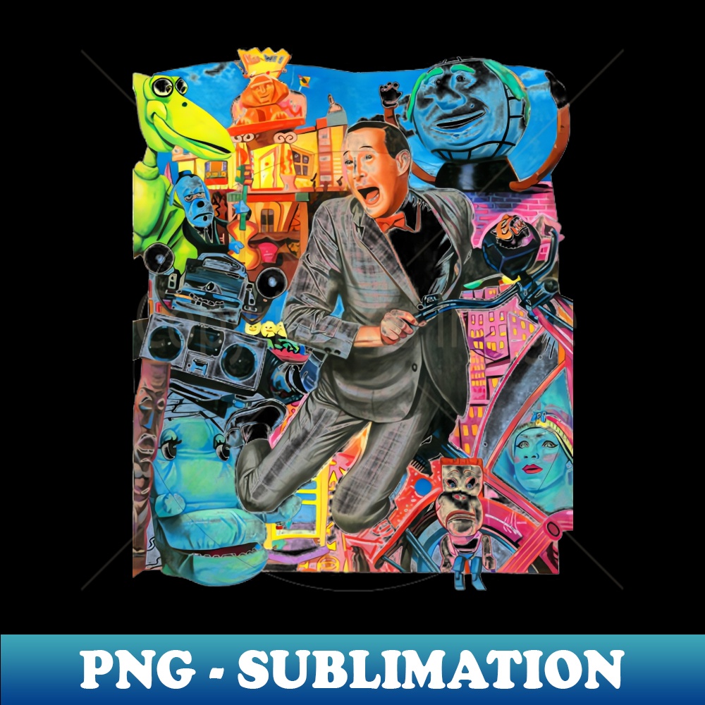 Pee Wee Playhouse - Digital Sublimation Download File