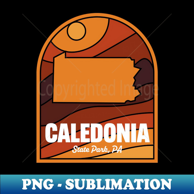 Caledonia State Park Pennsylvania - Modern Sublimation PNG File
