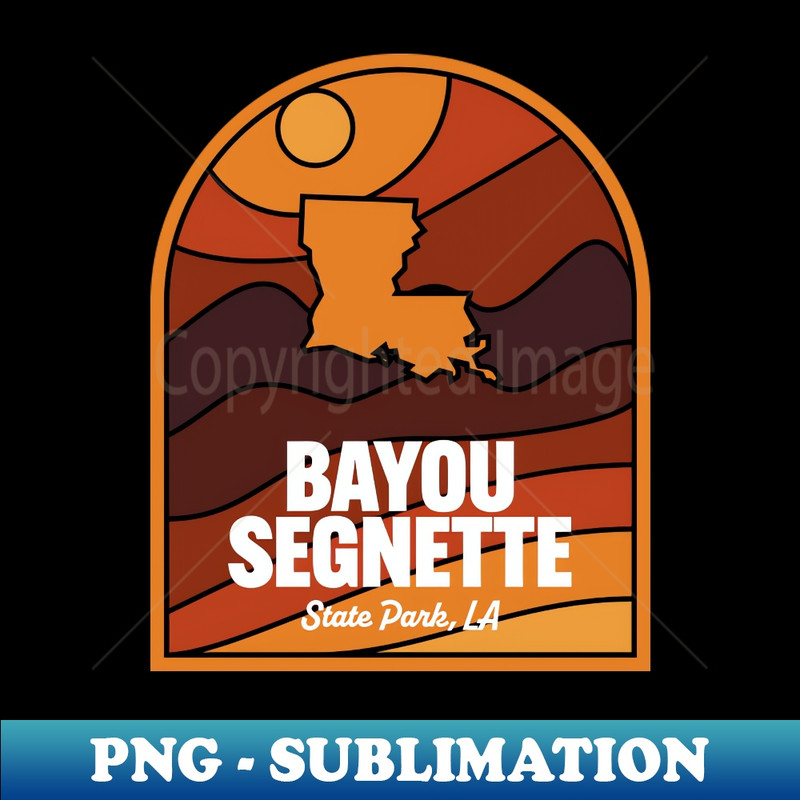 Bayou Segnette State Park Louisiana - Exclusive PNG Sublimation Download