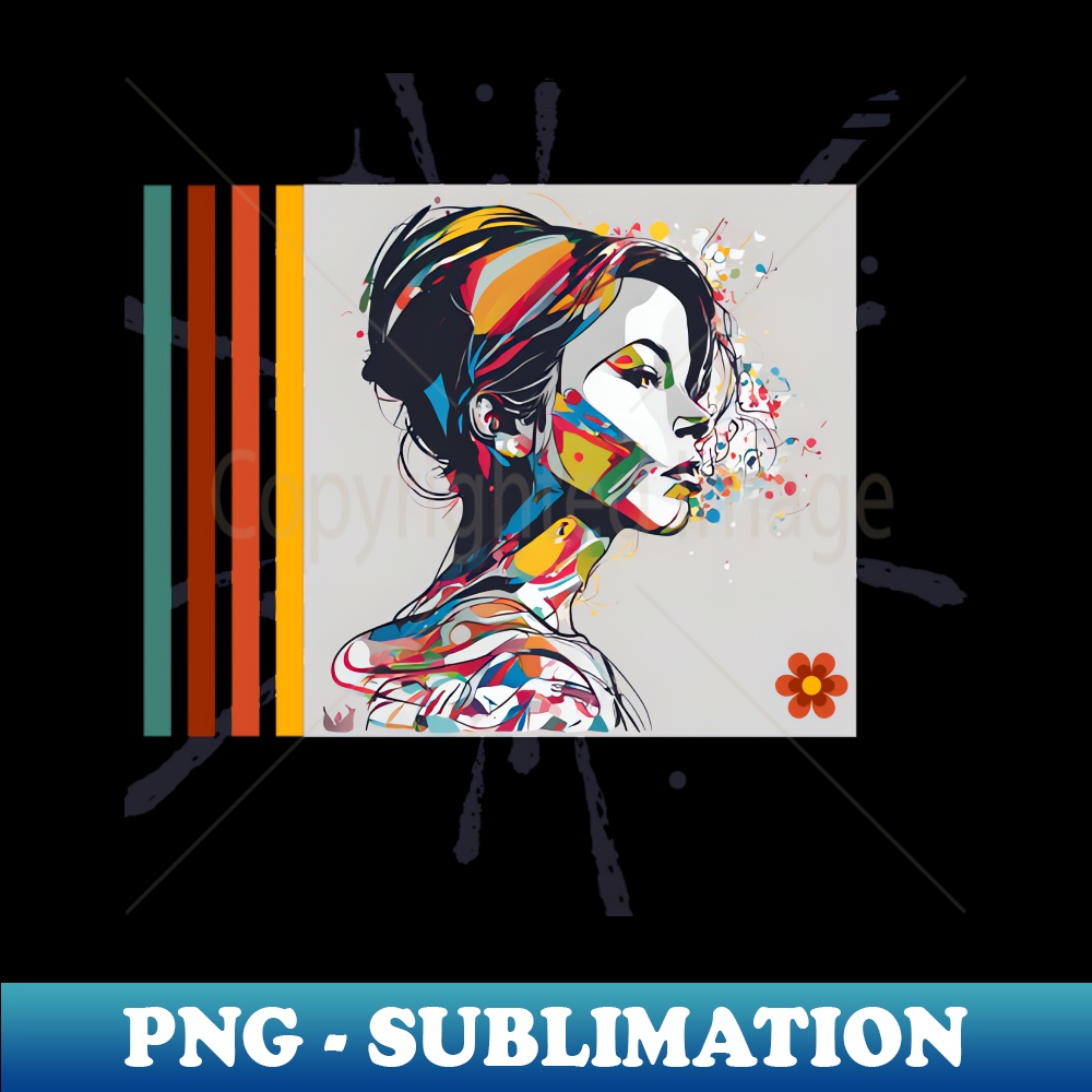 Femme fatale - Vintage Sublimation PNG Download