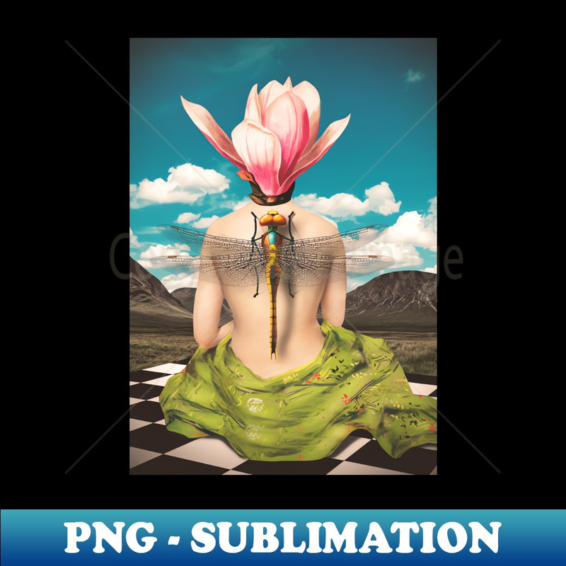 MEDITATION - Decorative Sublimation PNG File