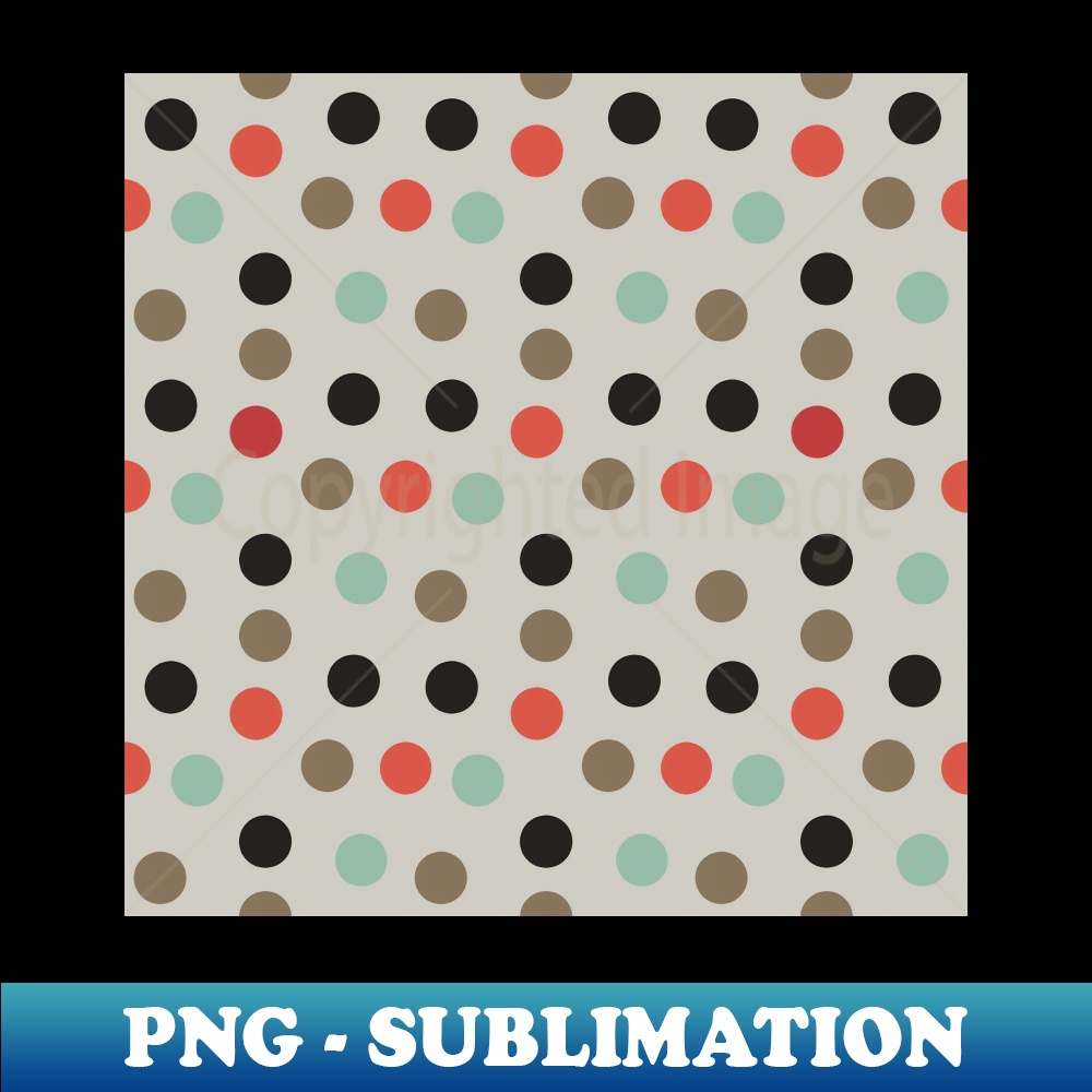 Geometric Hip Circles Pattern - Signature Sublimation PNG File