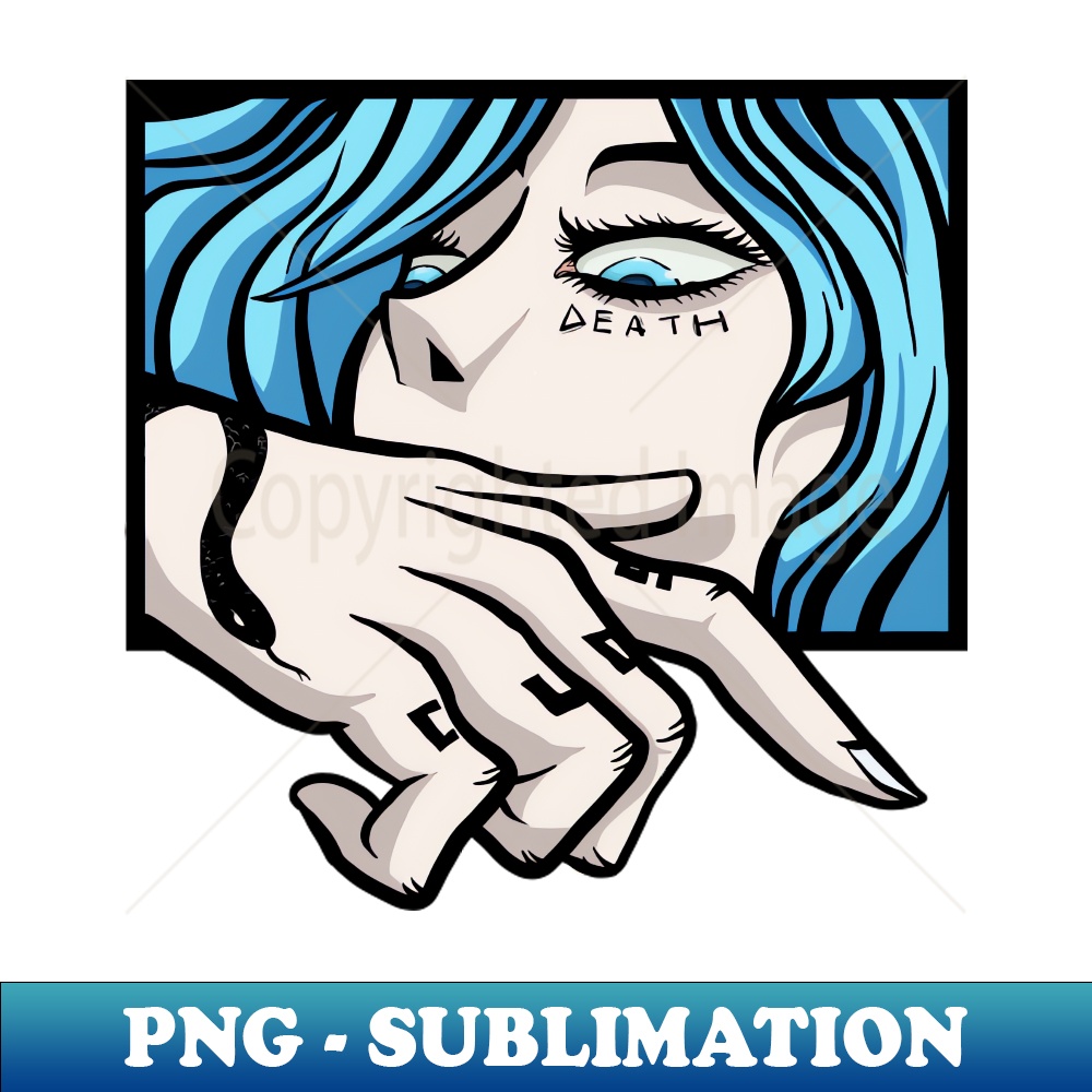 Tatto Snake Anime Design Stickers T-shirt - Stylish Sublimation Digital Download