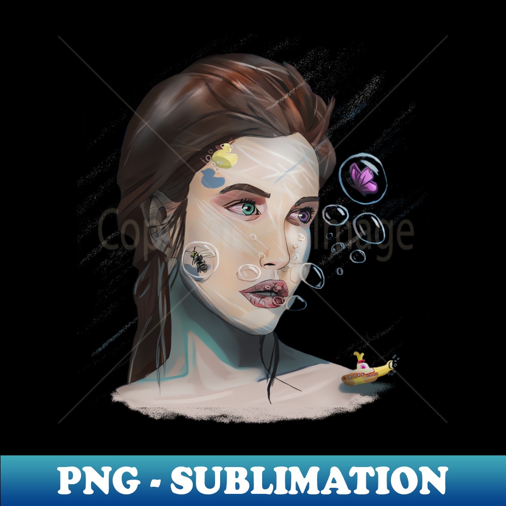 drowned - Decorative Sublimation PNG File