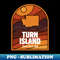 Turn Island State Park Washington - Vintage Sublimation PNG Download