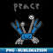 Peace - Signature Sublimation PNG File