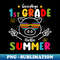 Goodbye 1st grade Graduation 2024 Hello Summer Pig - Exclusive PNG Sublimation Download