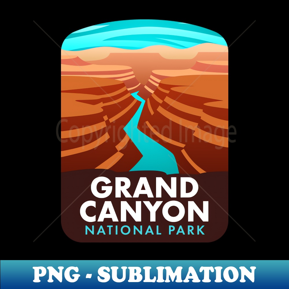 Grand Canyon National Park - Artistic Sublimation Digital File
