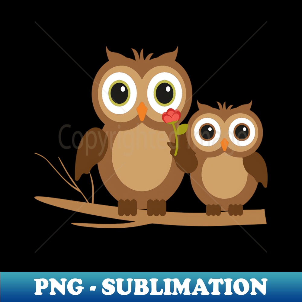 Owl two rush girls boys - Trendy Sublimation Digital Download