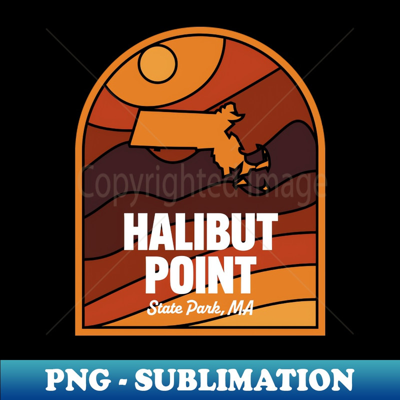 Halibut Point State Park Massachusetts - Vintage Sublimation PNG Download