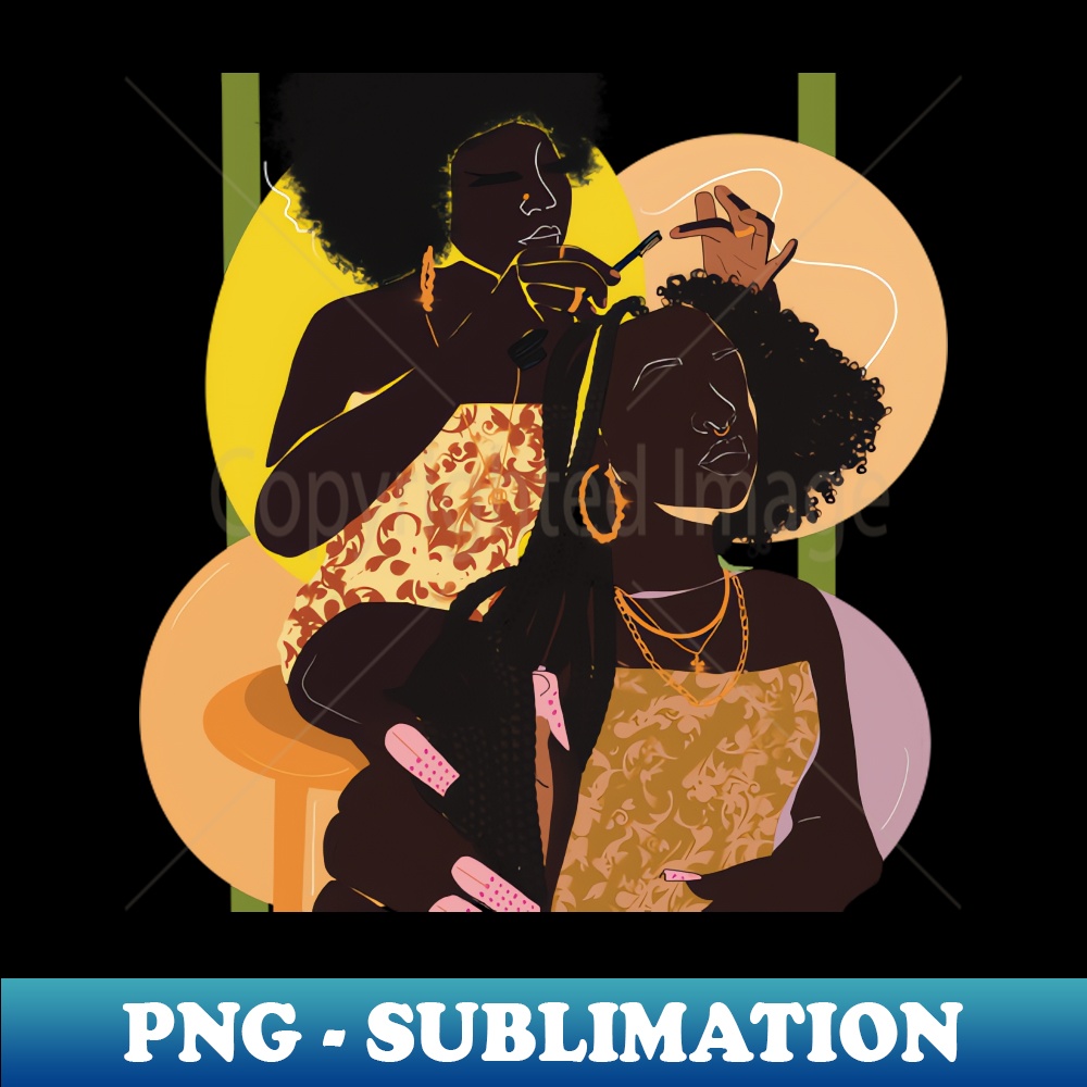 Braider girl - Creative Sublimation Print PNG