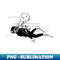 Black and White Scuba Diver - Limited Edition Sublimation File