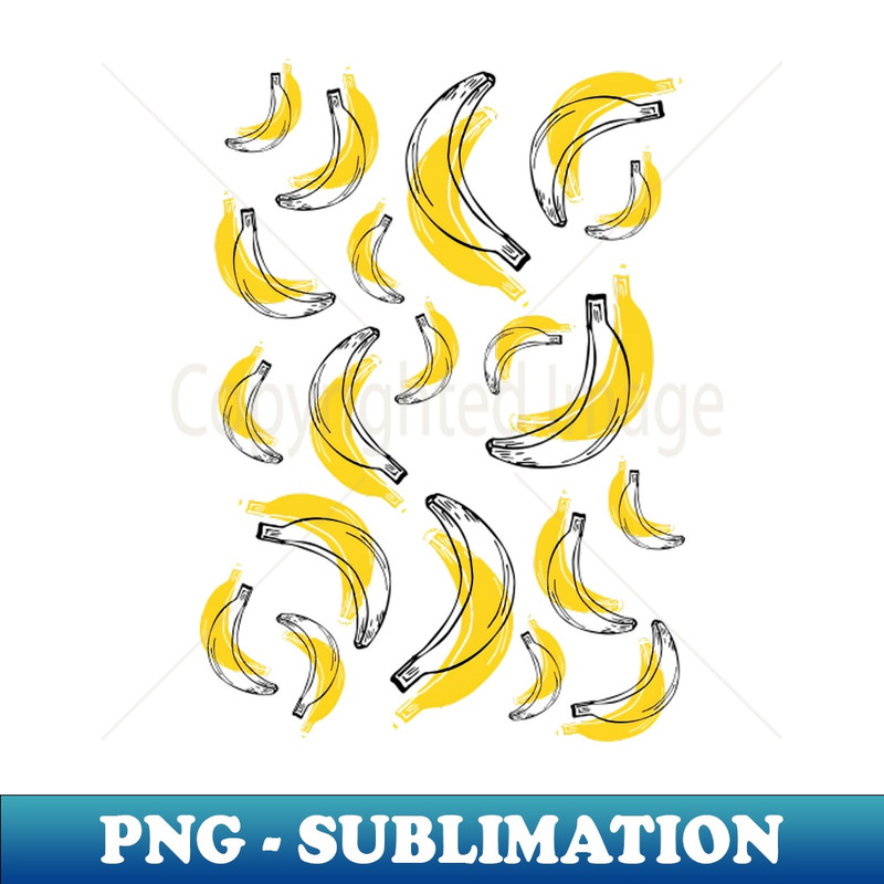 Feel Banana Summer Pattern - Original Sublimation Digital Download