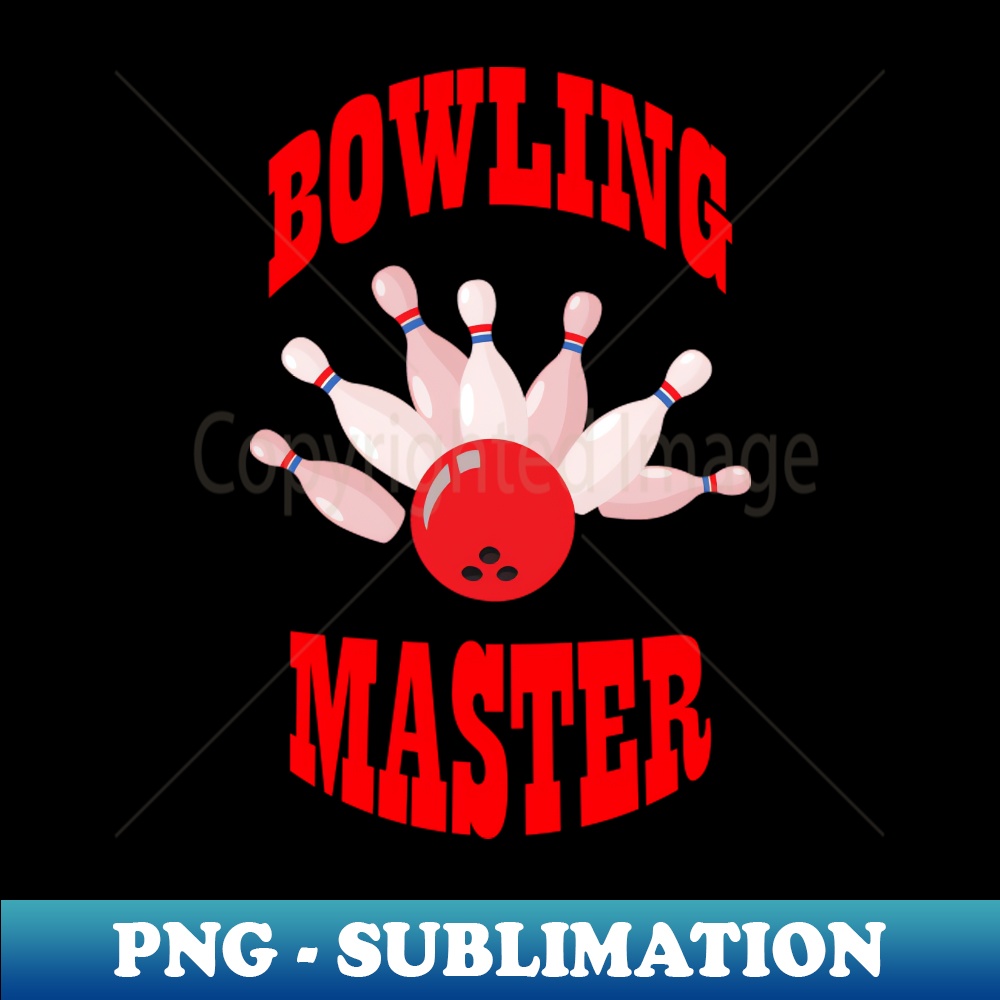 Bowling Master - Creative Sublimation Print PNG