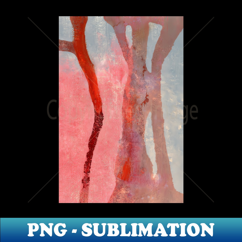 Red, Pink and Grey Abstract Art - Sublimation Design Digital Download