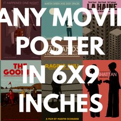 Any movie poster in 6x9 inches
