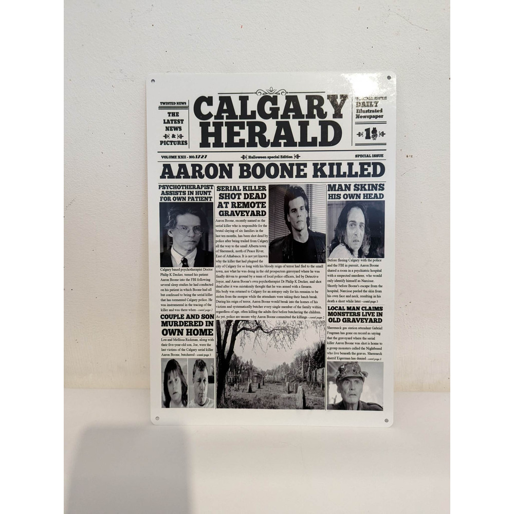 NIGHTBREED newspaper aluminum poster.jpg