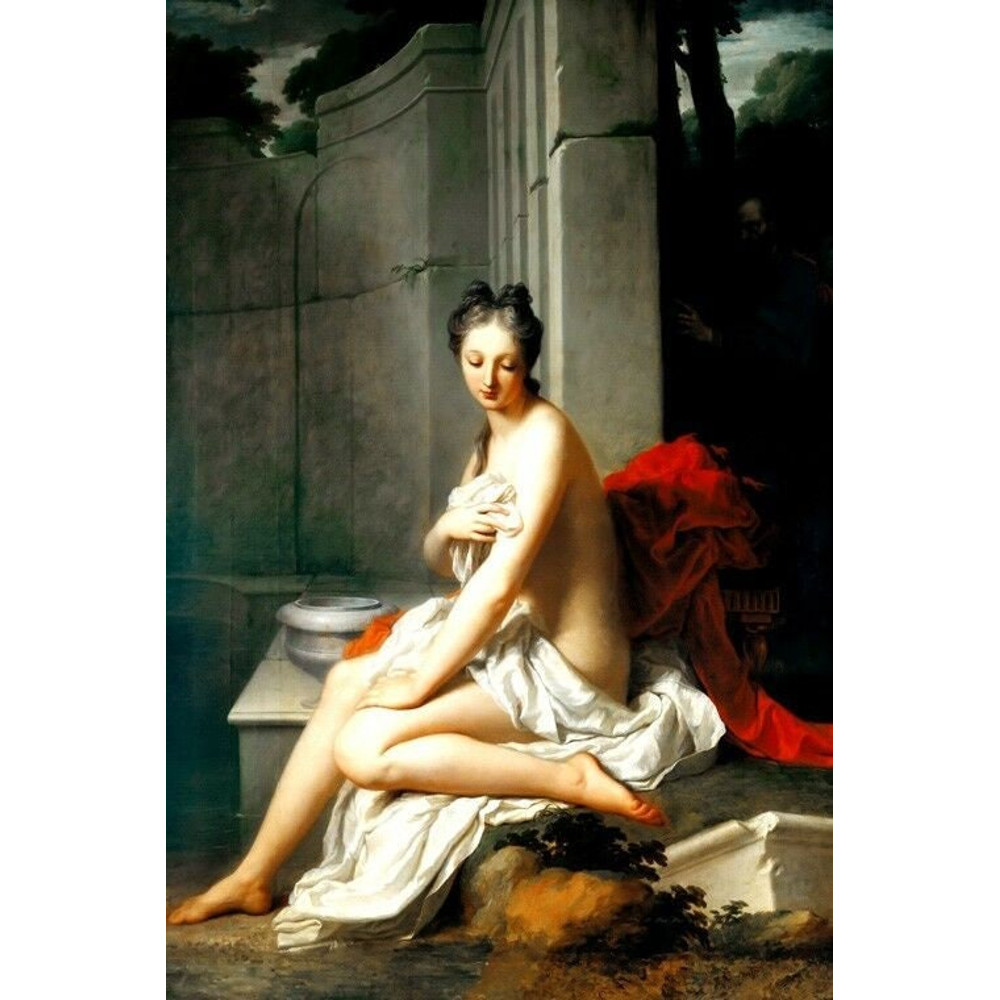 Susanna At The Bath 1704 French Painting By Jean Baptiste Santerre Repro.jpg