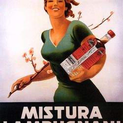 Mistura Lampugnani Plant Tonic Spring Health Glow Italian Vintage Poster Repro
