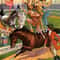 Famous Equestriennes In Daring Feats In Horsemanship Circus Vintage Poster Repro.jpg