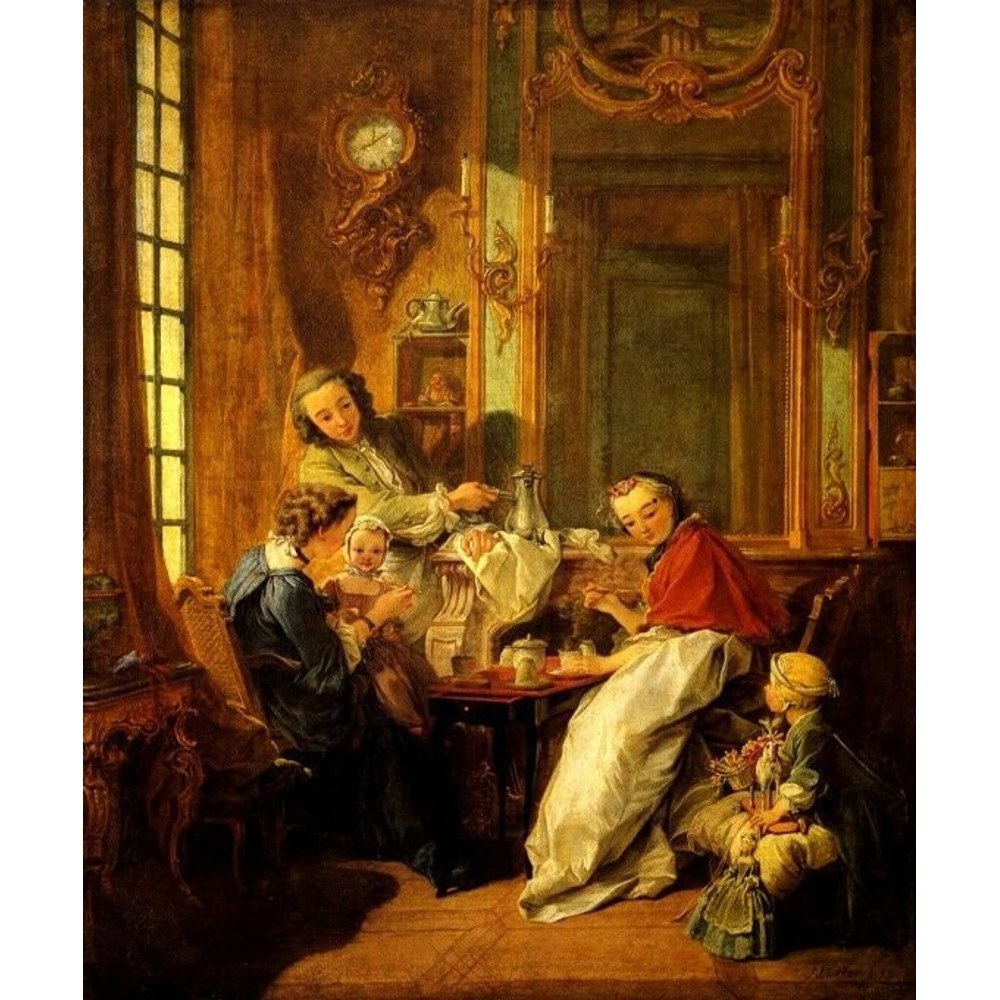 The Luncheon Wealth Women Children Paris 1739 Painting By Francois Boucher Repro.jpg