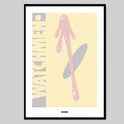 watchmen - movie script poster - unique posters with a twist - great gift for movie lovers