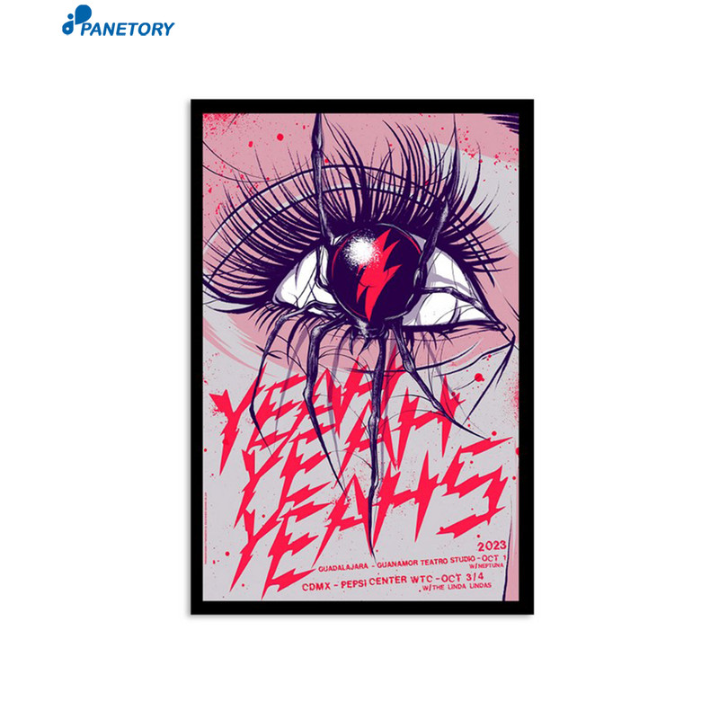 Yeah Yeah Yeahs Cdmx Mexico City 2023 Poster.jpg