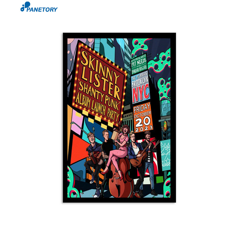 Skinny Lister Brooklyn Nyc Oct 20 2023 Poster.jpg