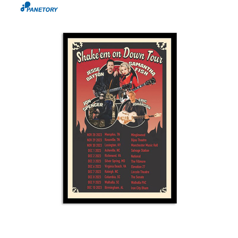 Samantha Fish Shake 'em On Down Tour 2023 Poster.jpg