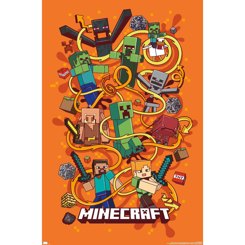 Minecraft - Funtage Wall Poster, 22.375 x 34.jpg