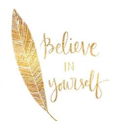 believe in yourself poster print by katie doucette (24 x 30)