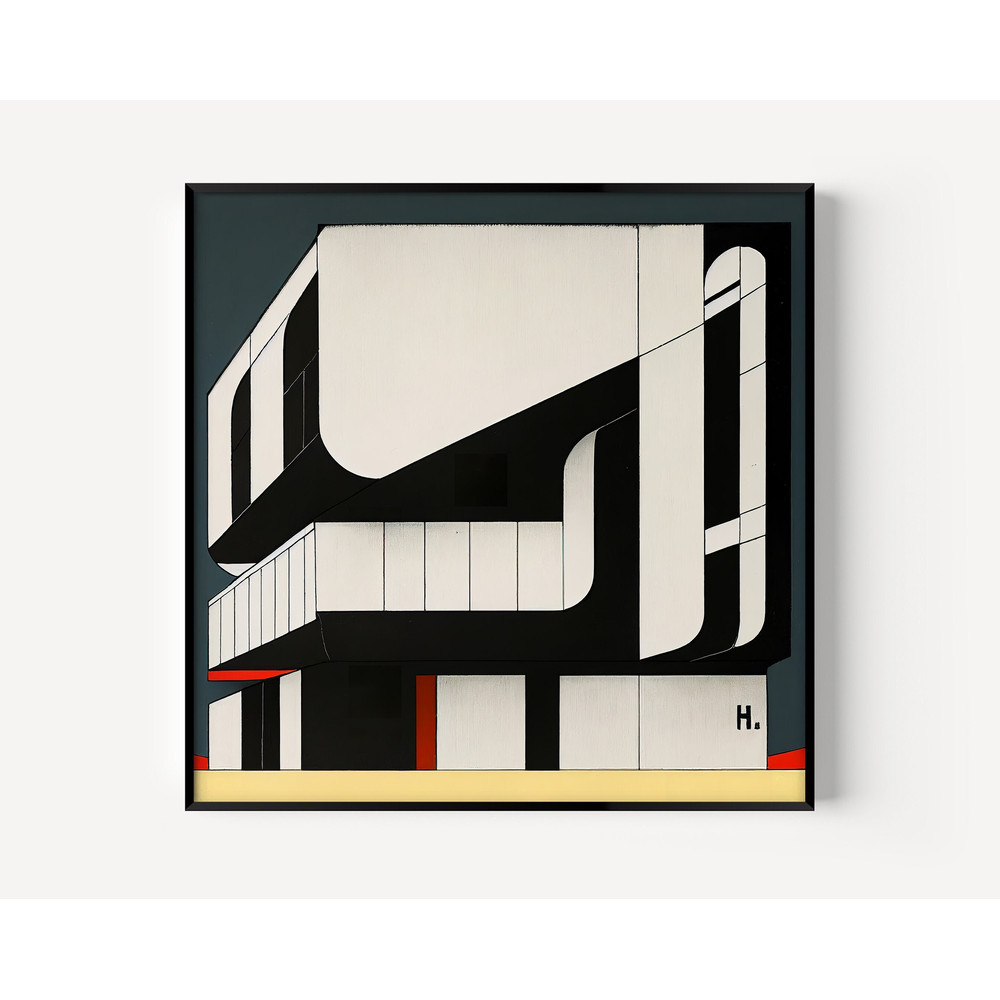Bauhaus Poster Bauhaus Exhibition Poster Abstract Art Fine Art Print on Museum Quality Paper.jpg