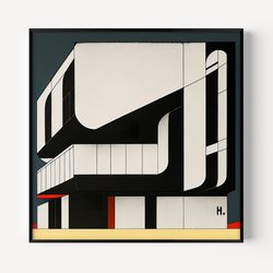 bauhaus poster bauhaus exhibition poster abstract art fine art print on museum quality paper