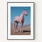 Horse Wall Art photography print Pink Horse Poster Nursery deco Kids Poster Horse Painting Animal Art for Horse Lovers.jpg