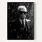 Karl Wall Art Black and White Print Famous Photography Man Portrait Painting Vintage Photograph Portrait of Famous Poster.jpg