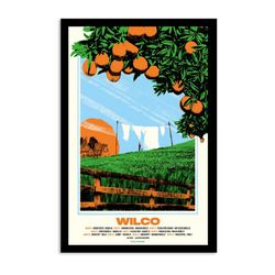 wilco tour august 2023 poster