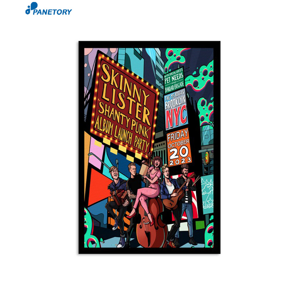 Skinny Lister Brooklyn Nyc Oct 20 2023 Poster.jpg