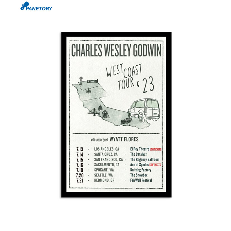 Charles Wesley Godwin West Coast 2023 Tour Poster.jpg