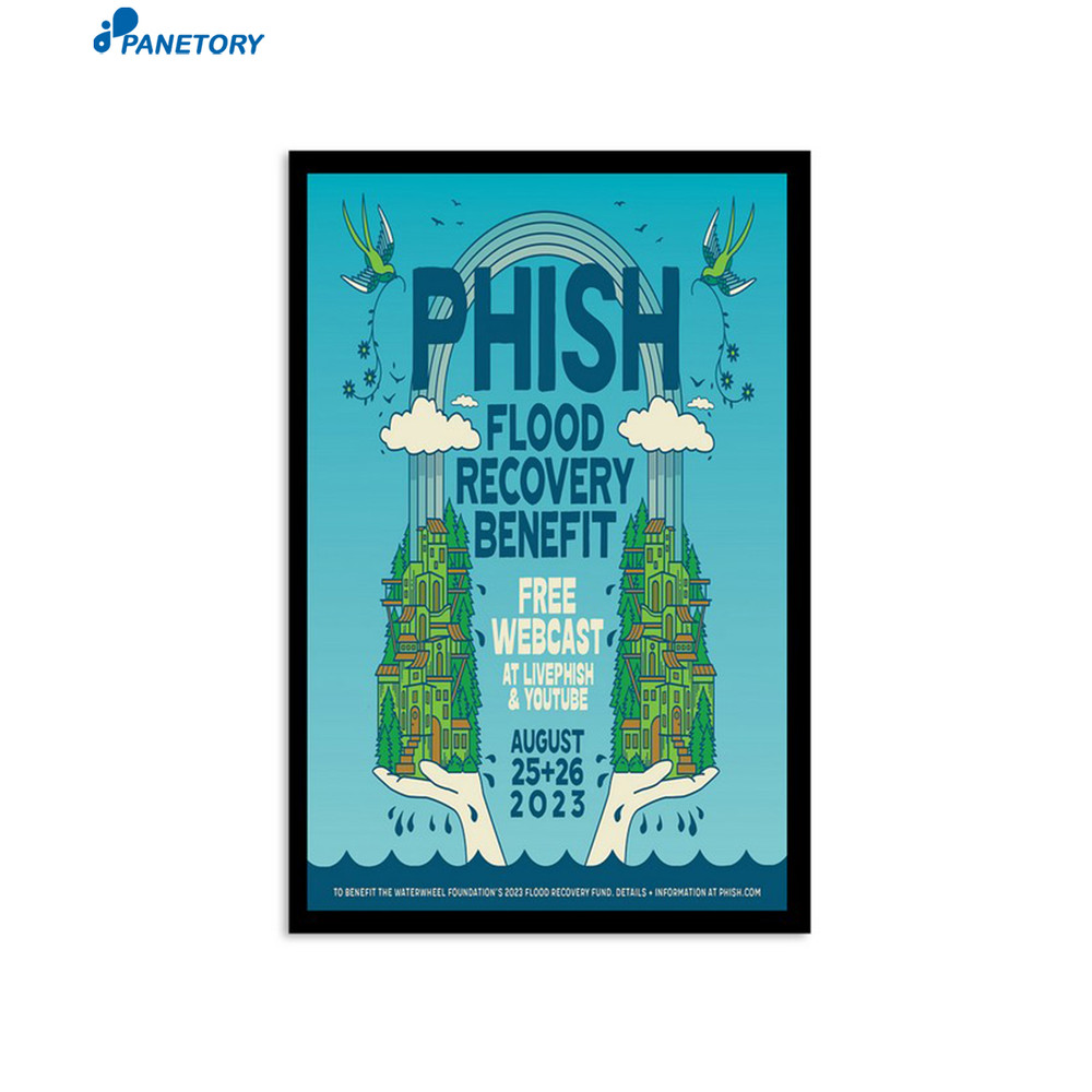 Phish Flood Recovery Benefit August 25 2023 Poster.jpg