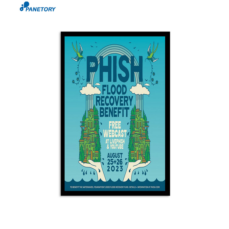 Phish Flood Recovery Benefit August 25 2023 Poster.jpg