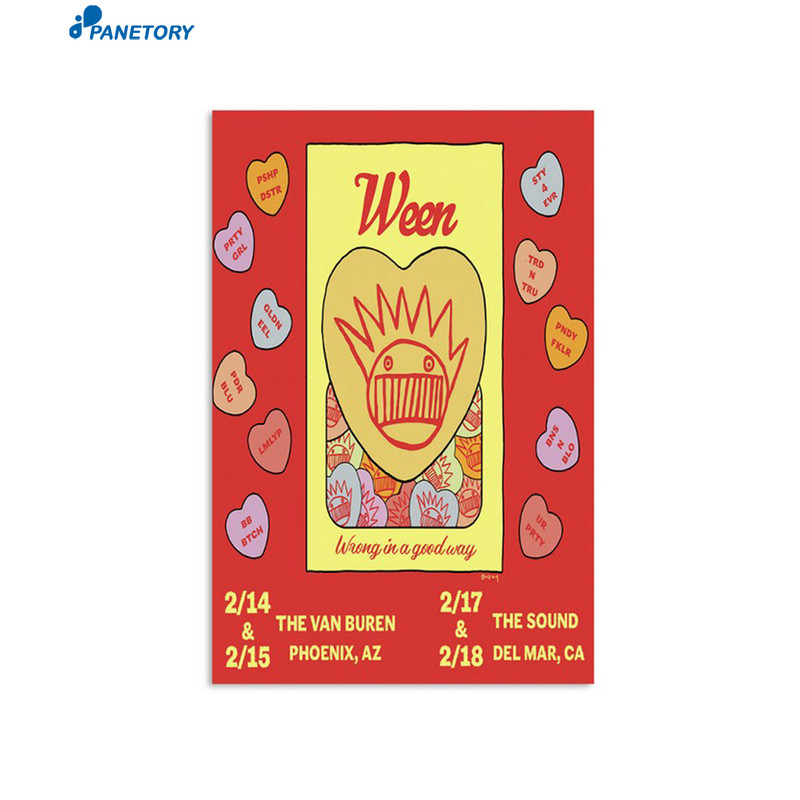 Ween Tour February 2024 Wrong In A Good Way Poster.jpg