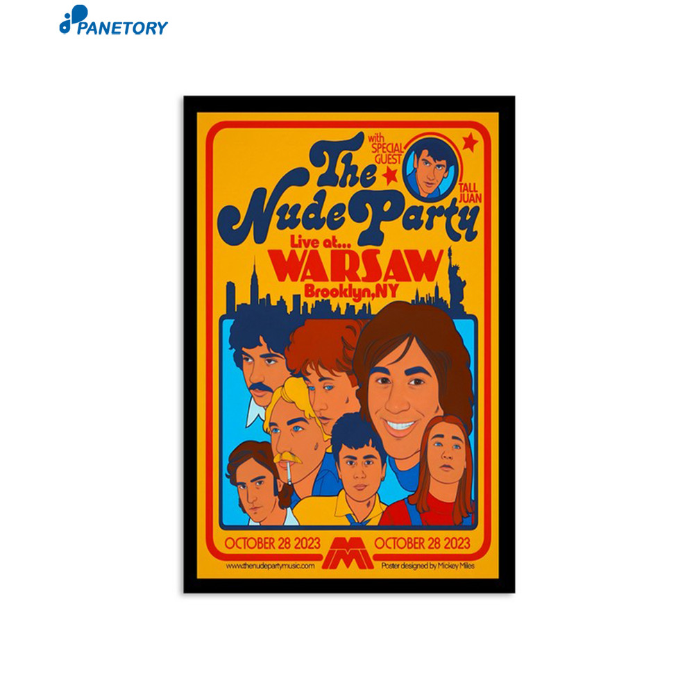 The Nude Party Brooklyn October 28 2023 Warsaw Poster.jpg