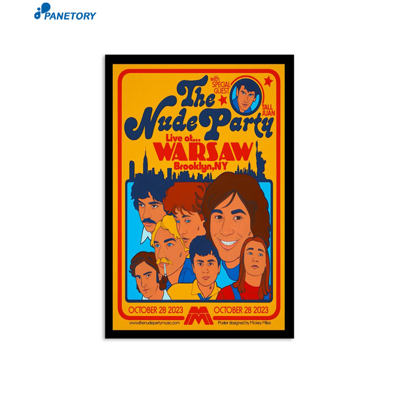 The Nude Party Brooklyn October 28 2023 Warsaw Poster.jpg