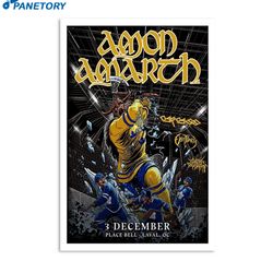 amon amarth place bell laval qc december 3 2023 poster
