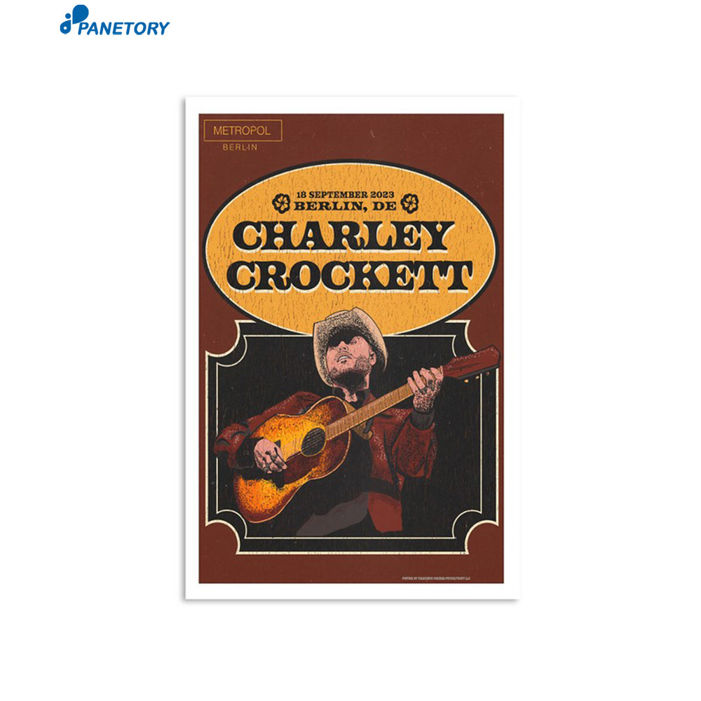 Charley Crockett Concert In Berlin Sept 18 2023 Poster.jpg