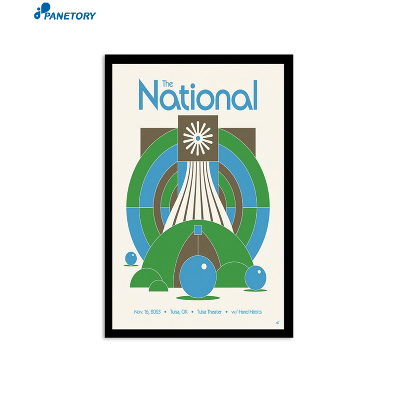 The National Nov 16 2023 Tulsa Ok Tulsa Theater Poster.jpg