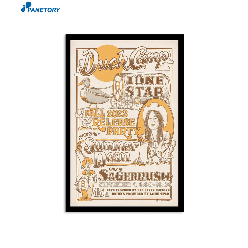 Duck Camp X Lone Star Summer Dean Austin Tx 2023 Poster.jpg