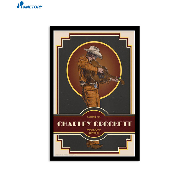 Charley Crockett Tour In Nijmegen Nl Sept 13 2023 Poster.jpg